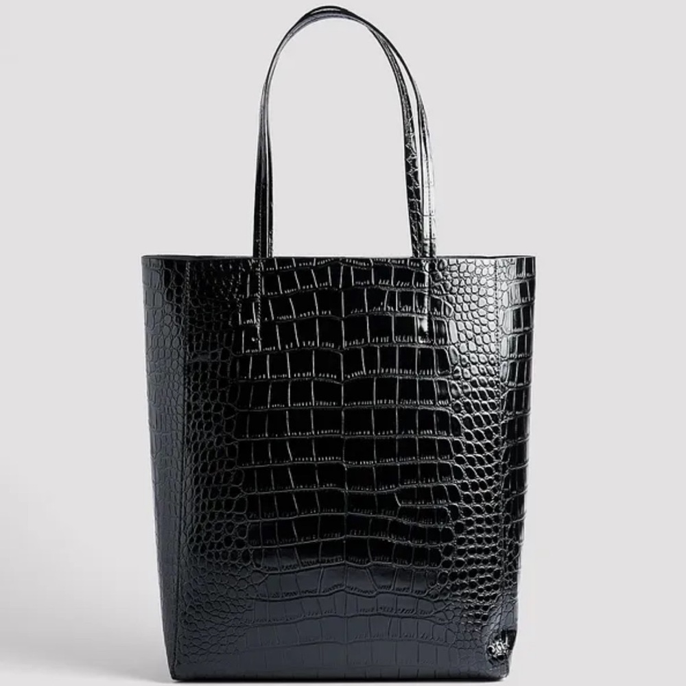 Naked Crocodile Tote Bag